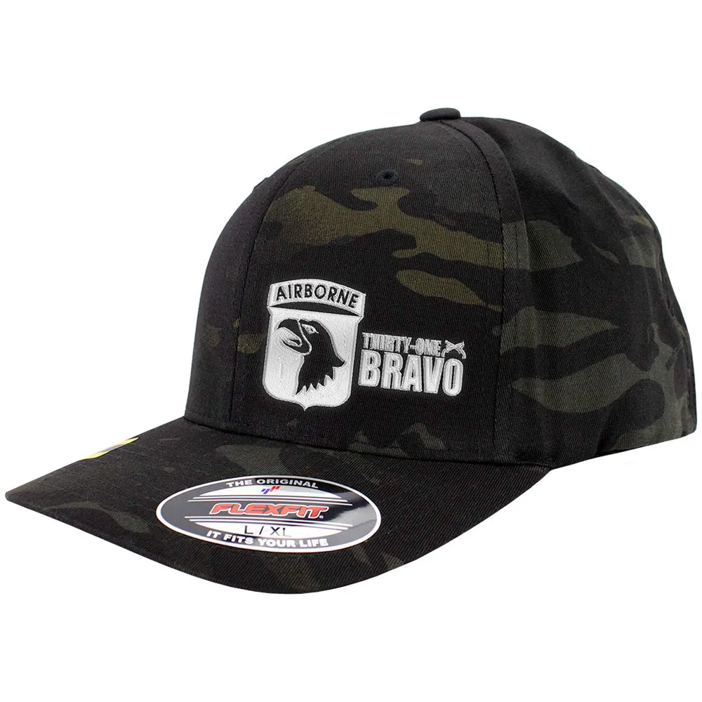 101st Airborne 31 Bravo Series FlexFit Caps Multicam