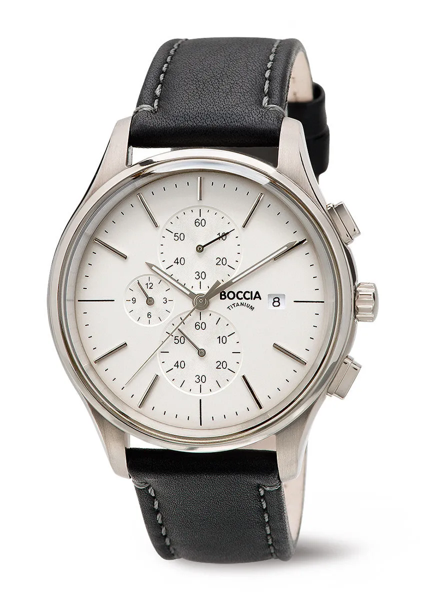 3756-01 Mens Boccia Titanium Chronograph Watch