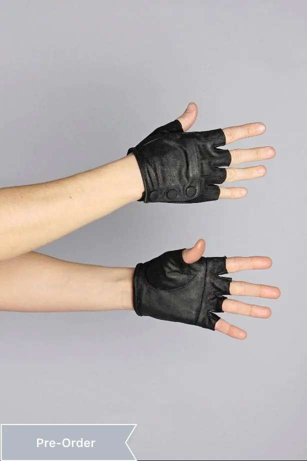 5D x Steam Trunk Spat Glove - leather