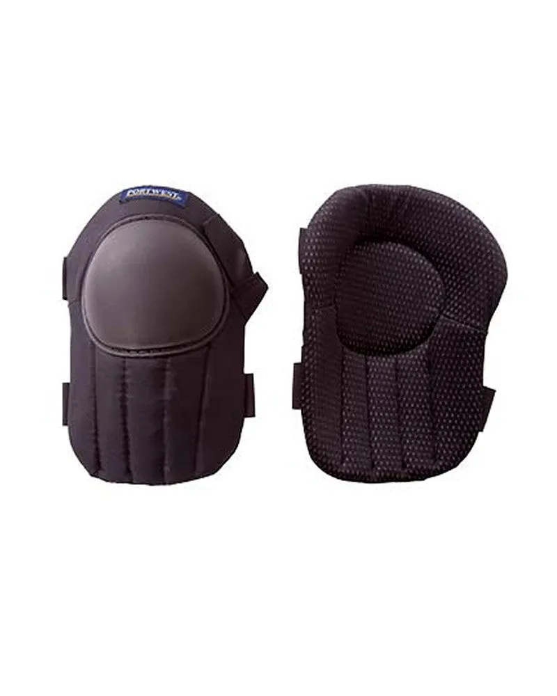 (6/Case) Portwest Black Lightweight Knee Pad