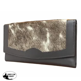 A7761 - Hair-On Collection Secretary Style Wallet