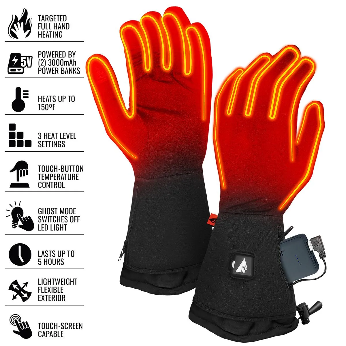 ActionHeat 5V Men's Heated Glove Liners