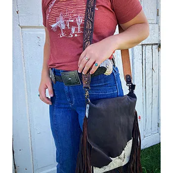 American Darling Leather Fringe Bag