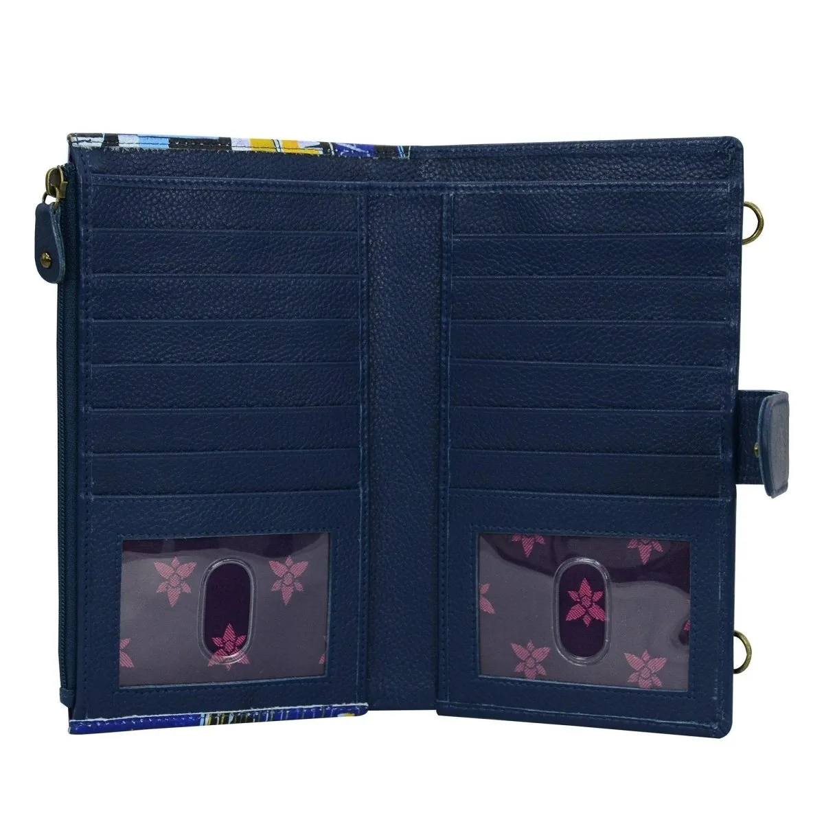 Anuschka Cell Phone Case & Wallet - 1113 - City Lights