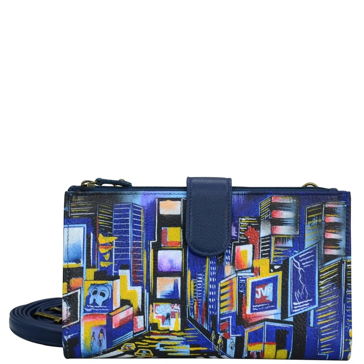 Anuschka Cell Phone Case & Wallet - 1113 - City Lights