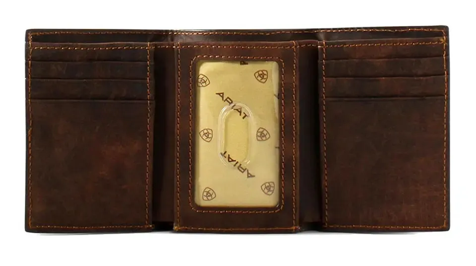 Ariat Canvas Wallet ~ Tri-Fold