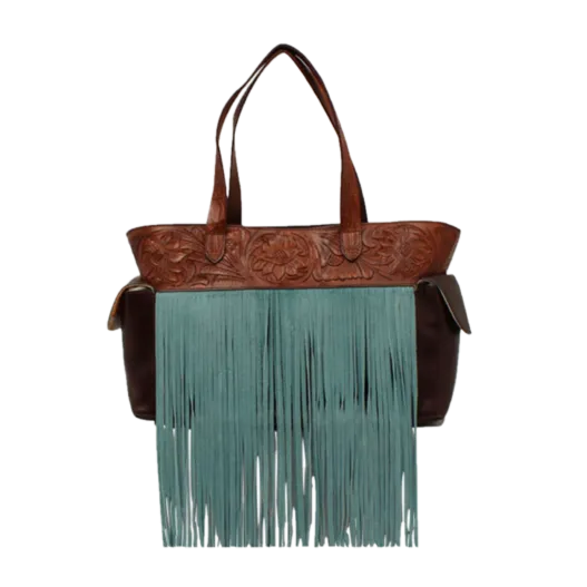 Ariat Ladies Claire Western Fringe Concealed Carry Brown Handbag A770010408