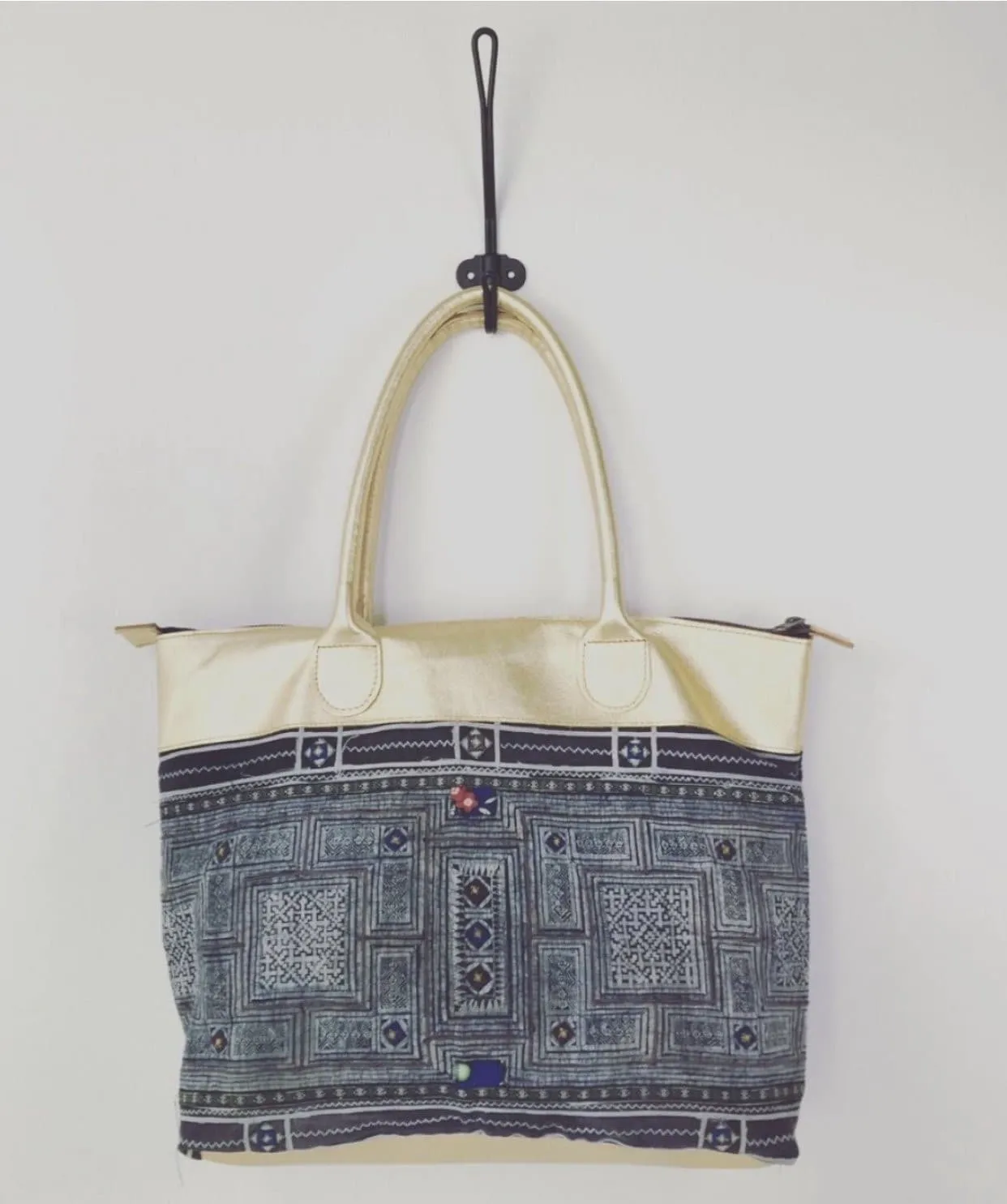 BAG MOD GOLD / TRIBAL FABRIC