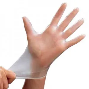 Baldur Vinyl Lightly Powdered Exam Gloves