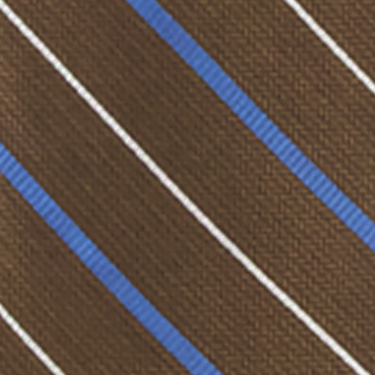 Bali Repeat Stripe Chocolate Brown Tie