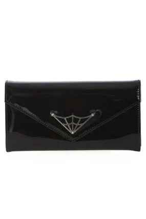 Banned Night Lover Wallet in Black with Web Hardware