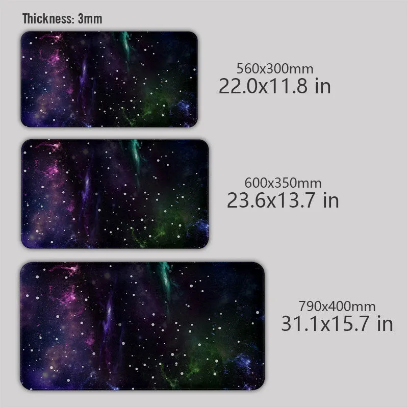 Beautiful Nebula Outer Space Geek Mouse Pad