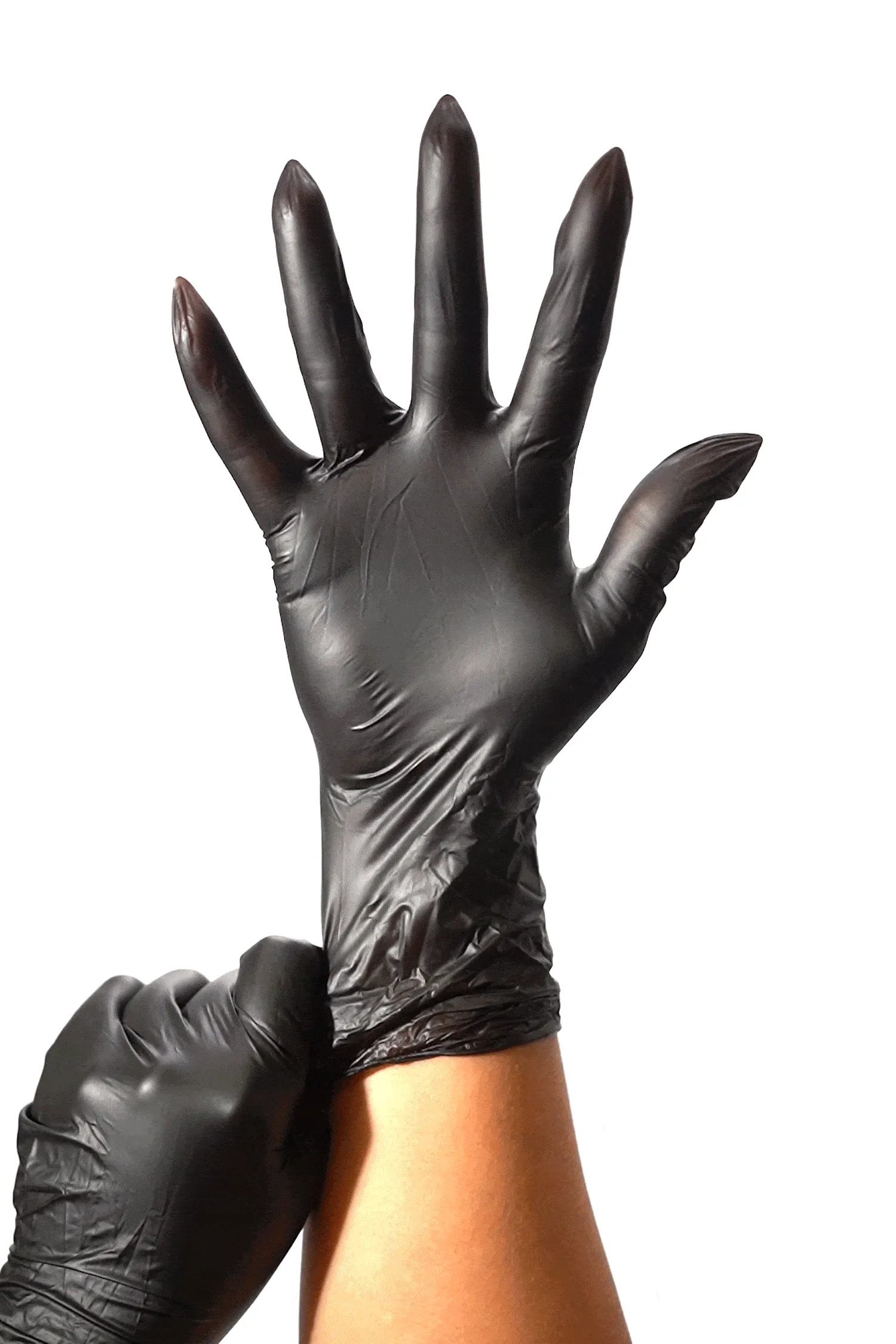 Black Vinyl Disposable Gloves