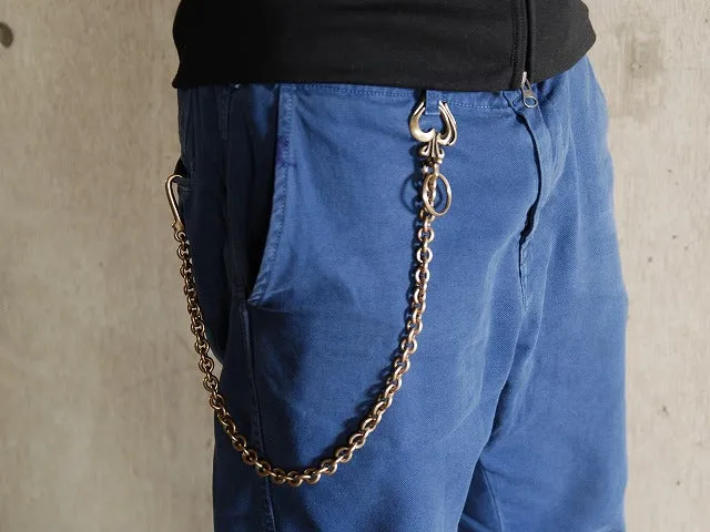 Blaze Ace Wallet Chain: Brass