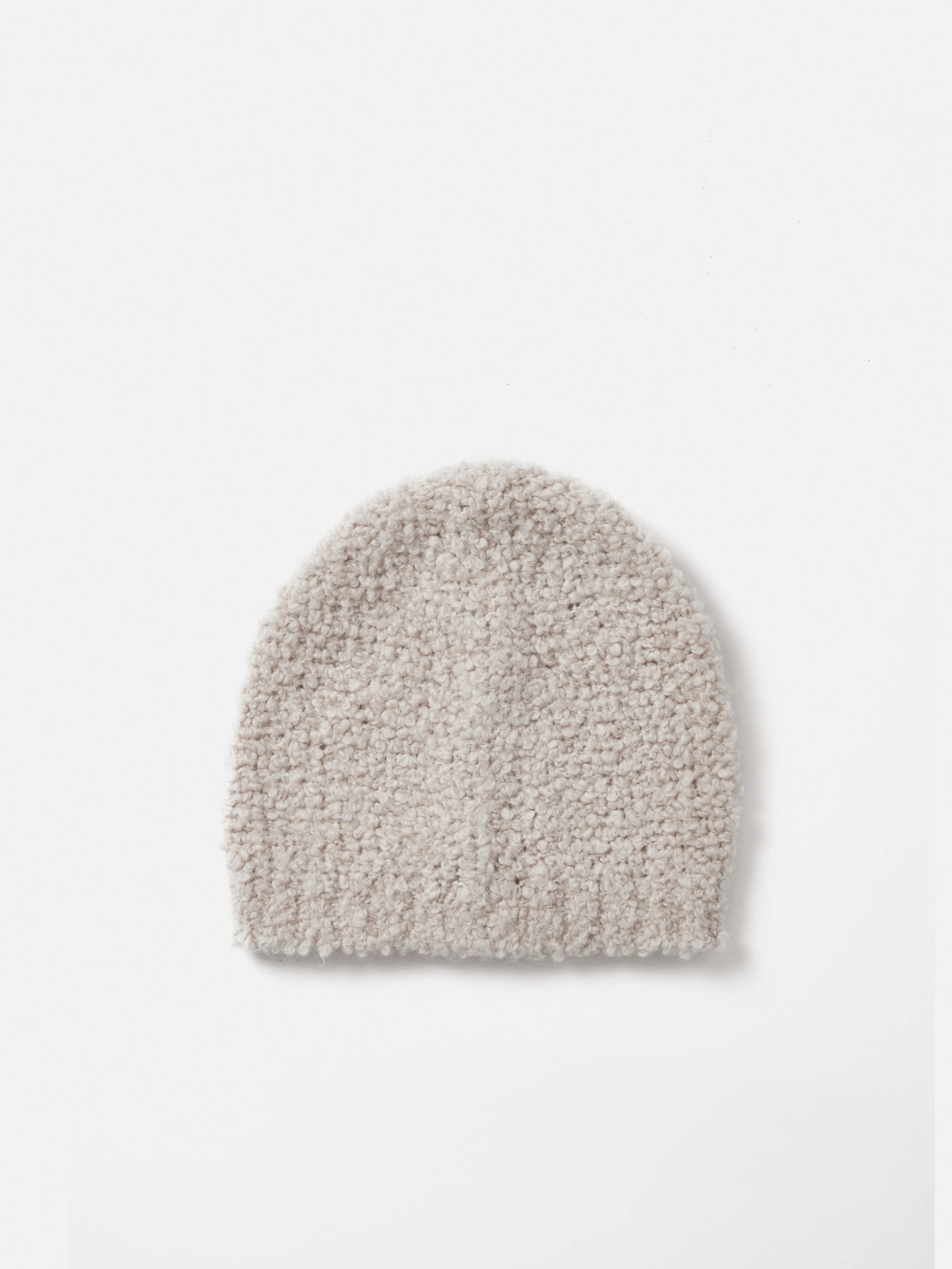 Boucle Beanie | Cream