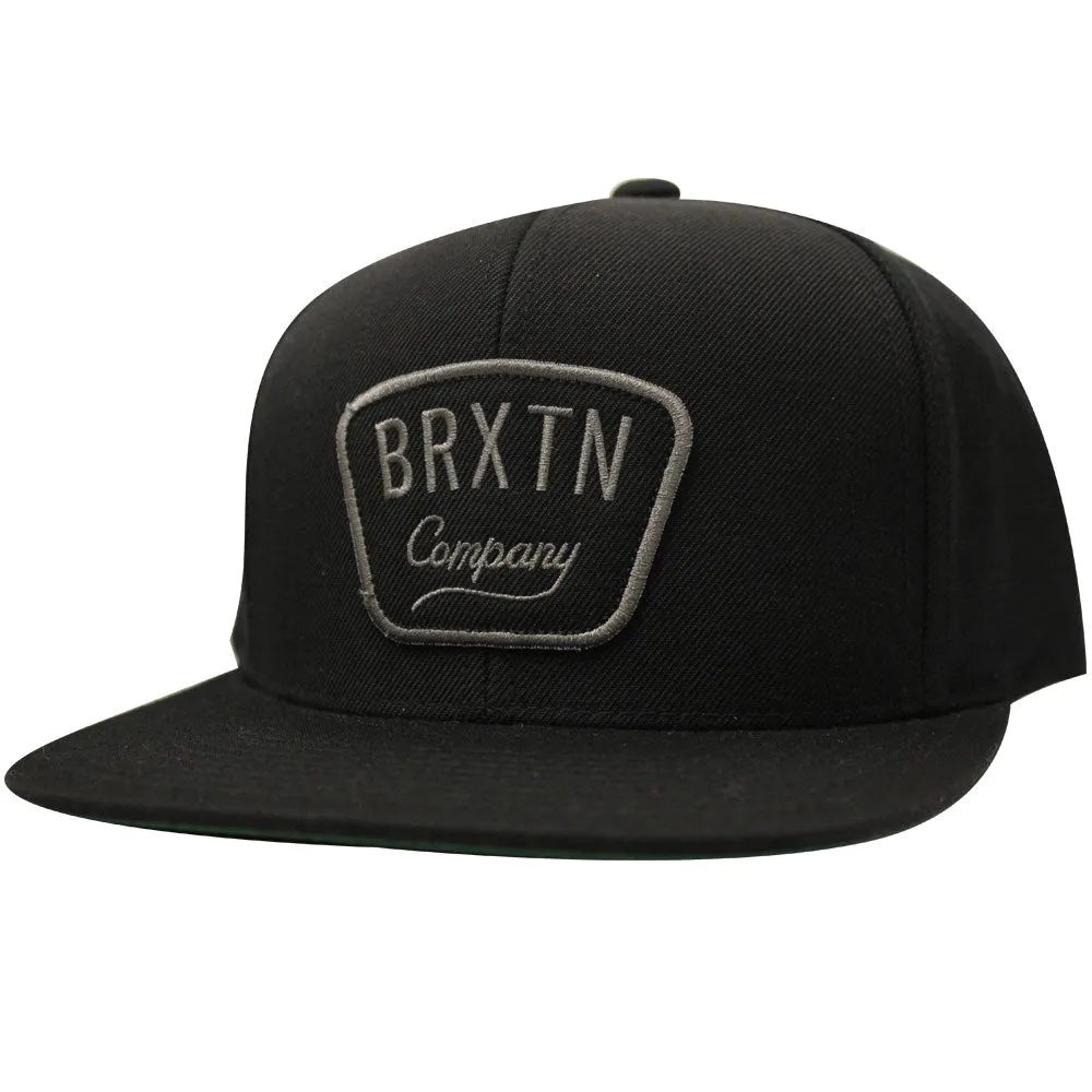 Brixton Gaston Snapback Cap Black