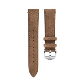 Brown Suede Leather Strap