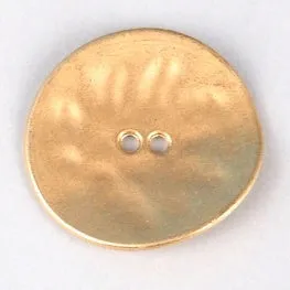 Button, metal, antique