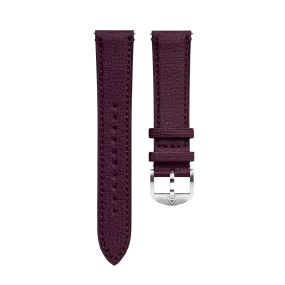 Cardinal Burgundy Granolo Leather Strap