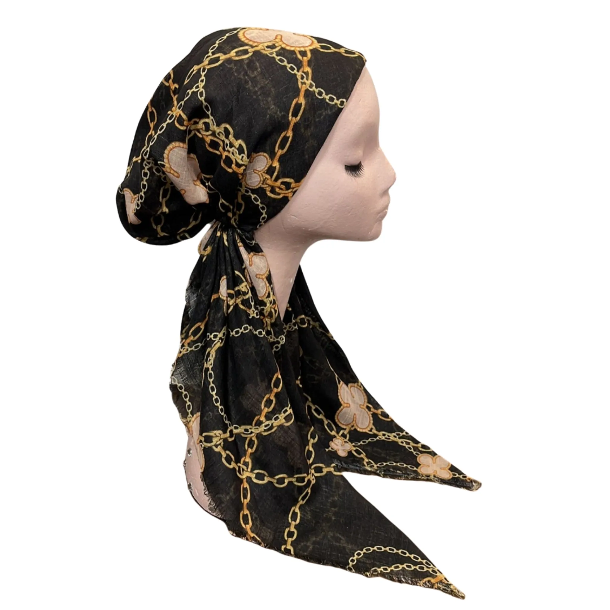 Chain Clover Headscarves by Dacee