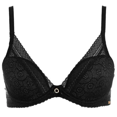 Chantelle Festivite UW Plunge T Shirt Bra Black