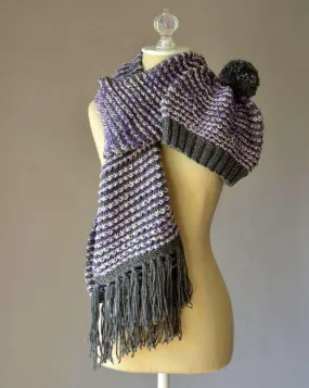 Checked Scarf and Hat by Universal Design Team