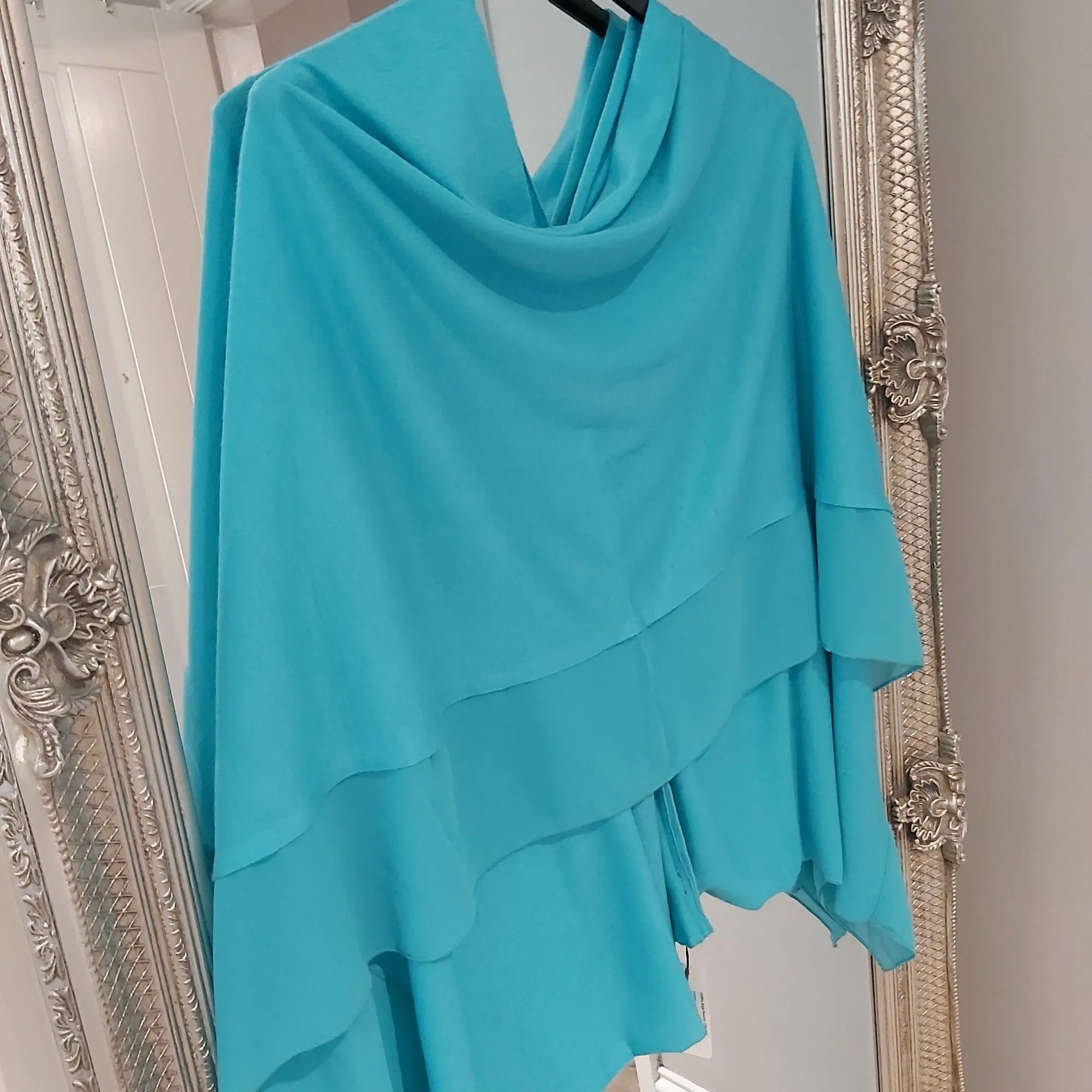 Chiffon Edge Poncho