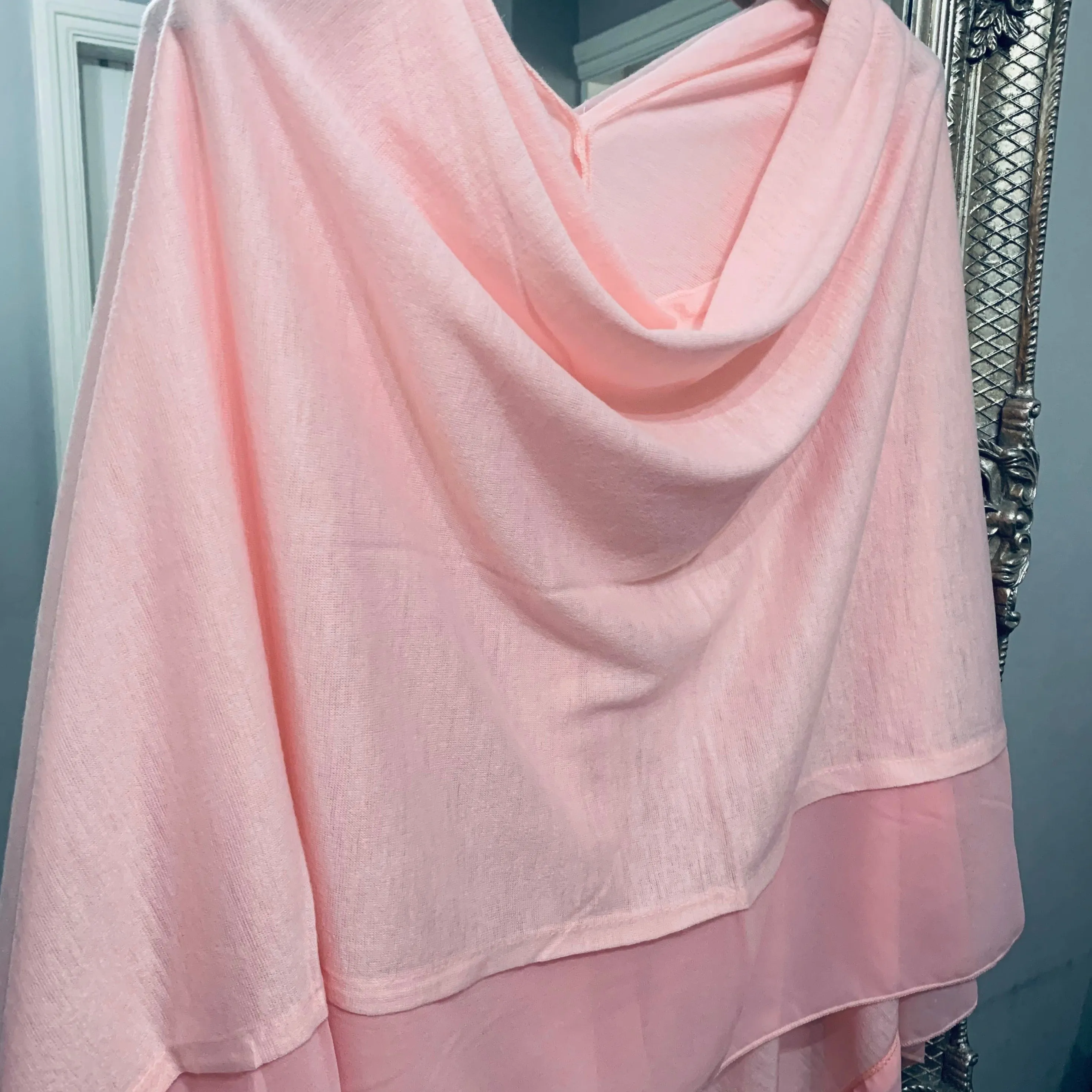 Chiffon Edge Poncho