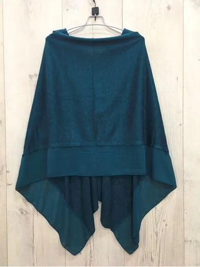 Chiffon Edge Poncho