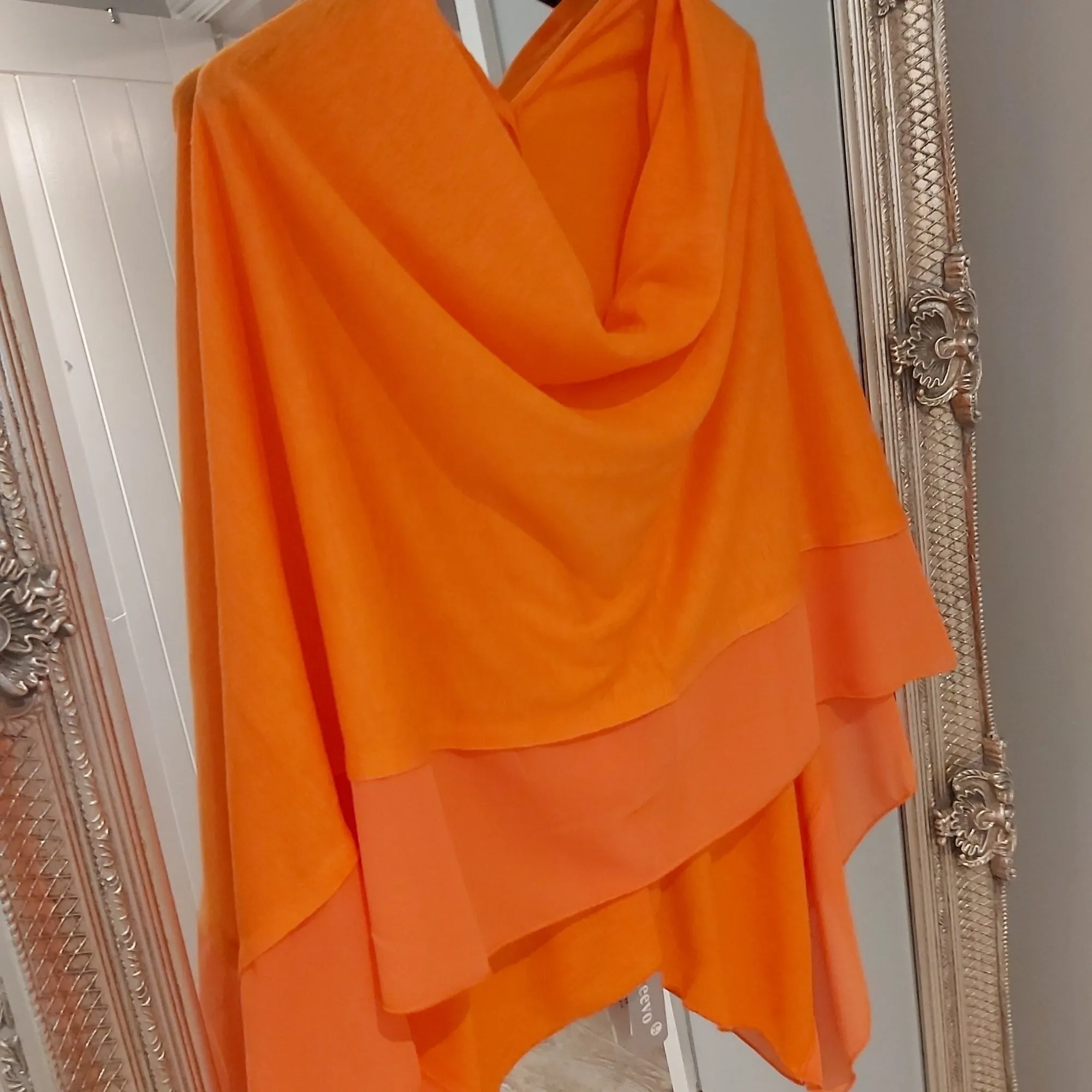 Chiffon Edge Poncho