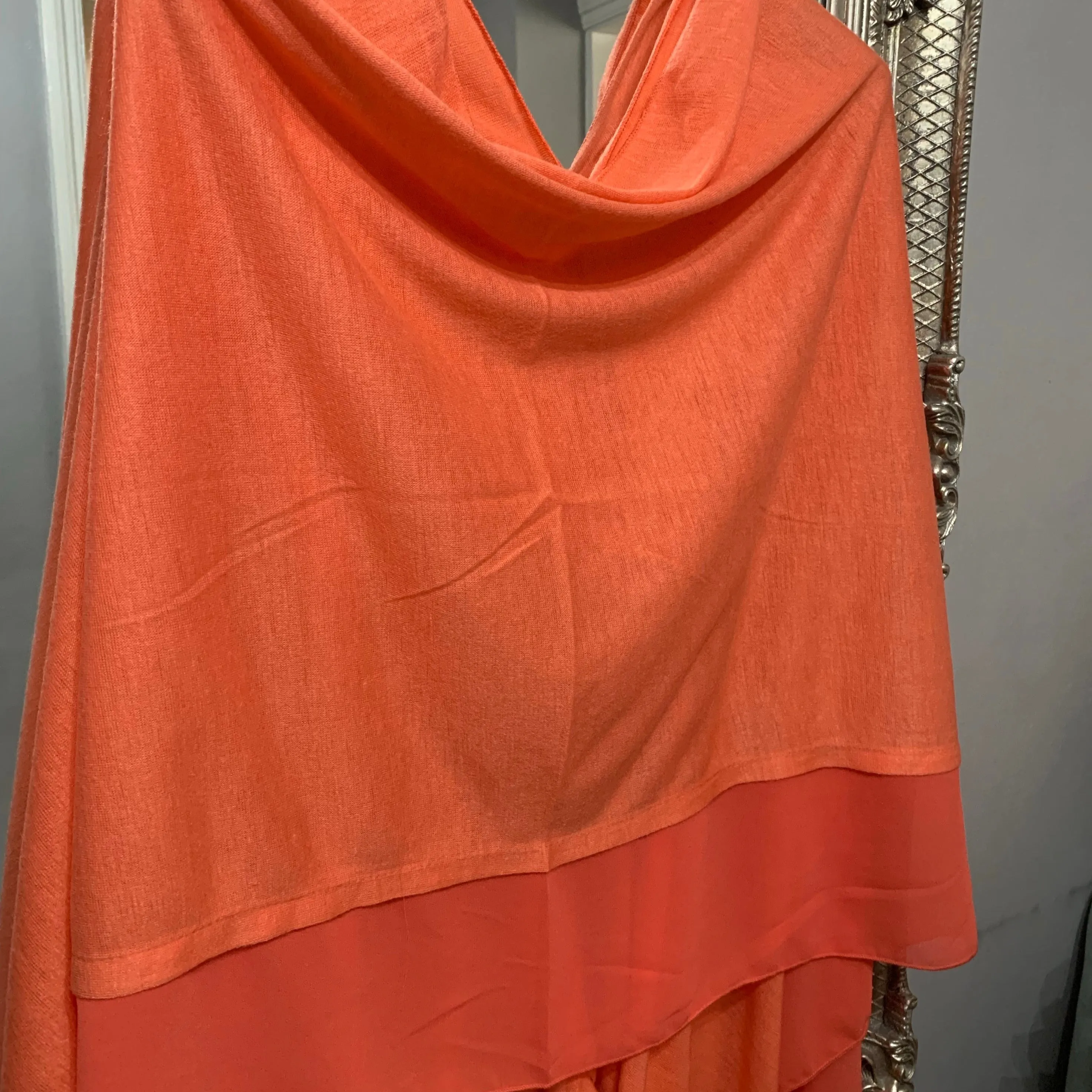 Chiffon Edge Poncho