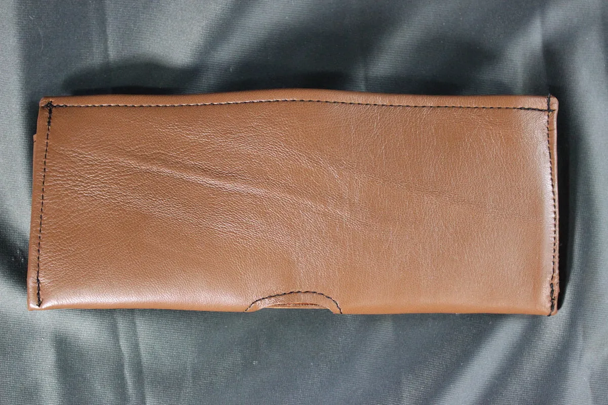 Classic Leather Wallet with Dual ID Flaps