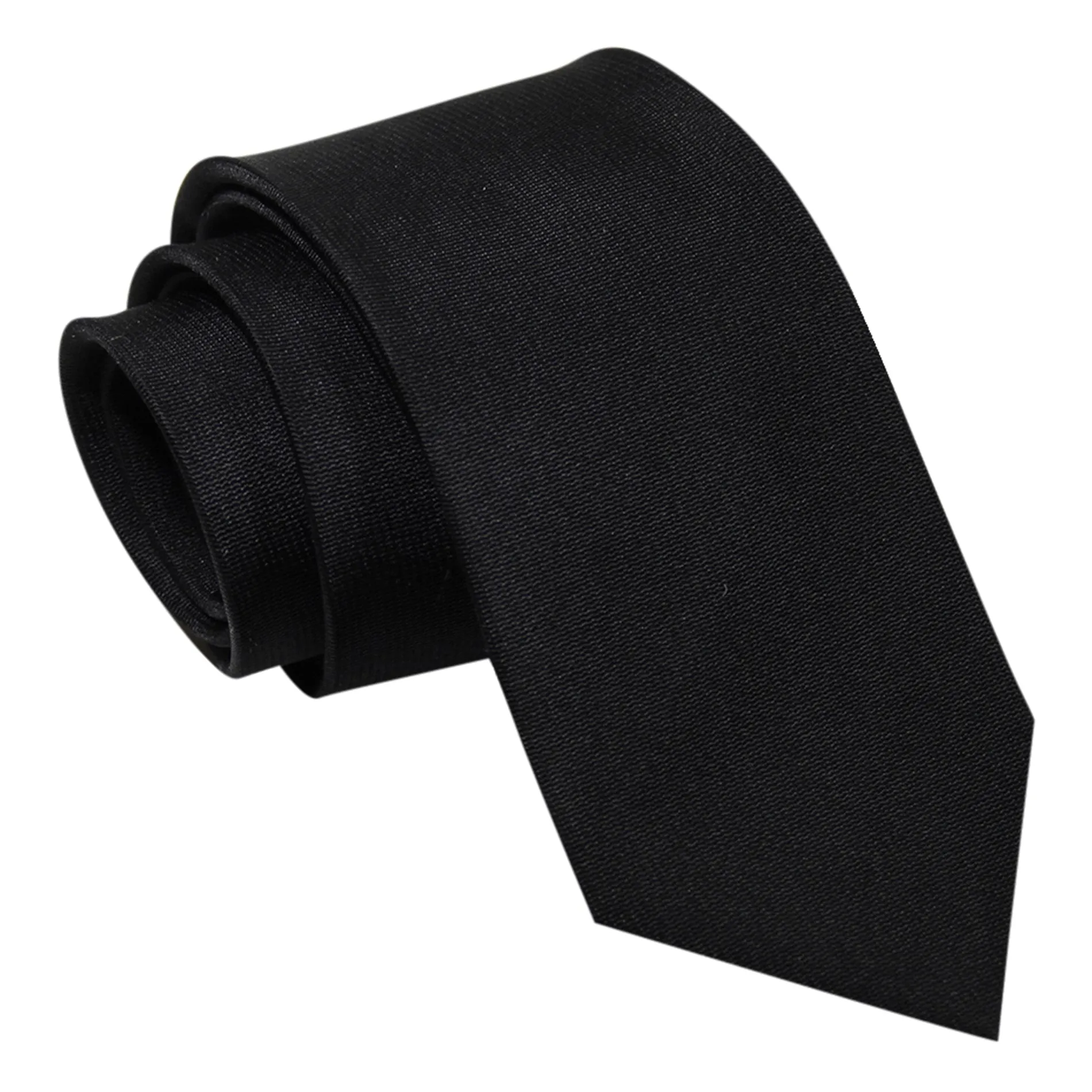 Colebrook Black Silk Tie