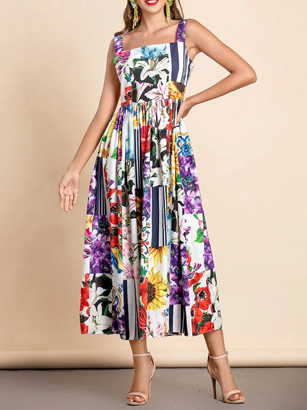 DELLA Floral Maxi Dress