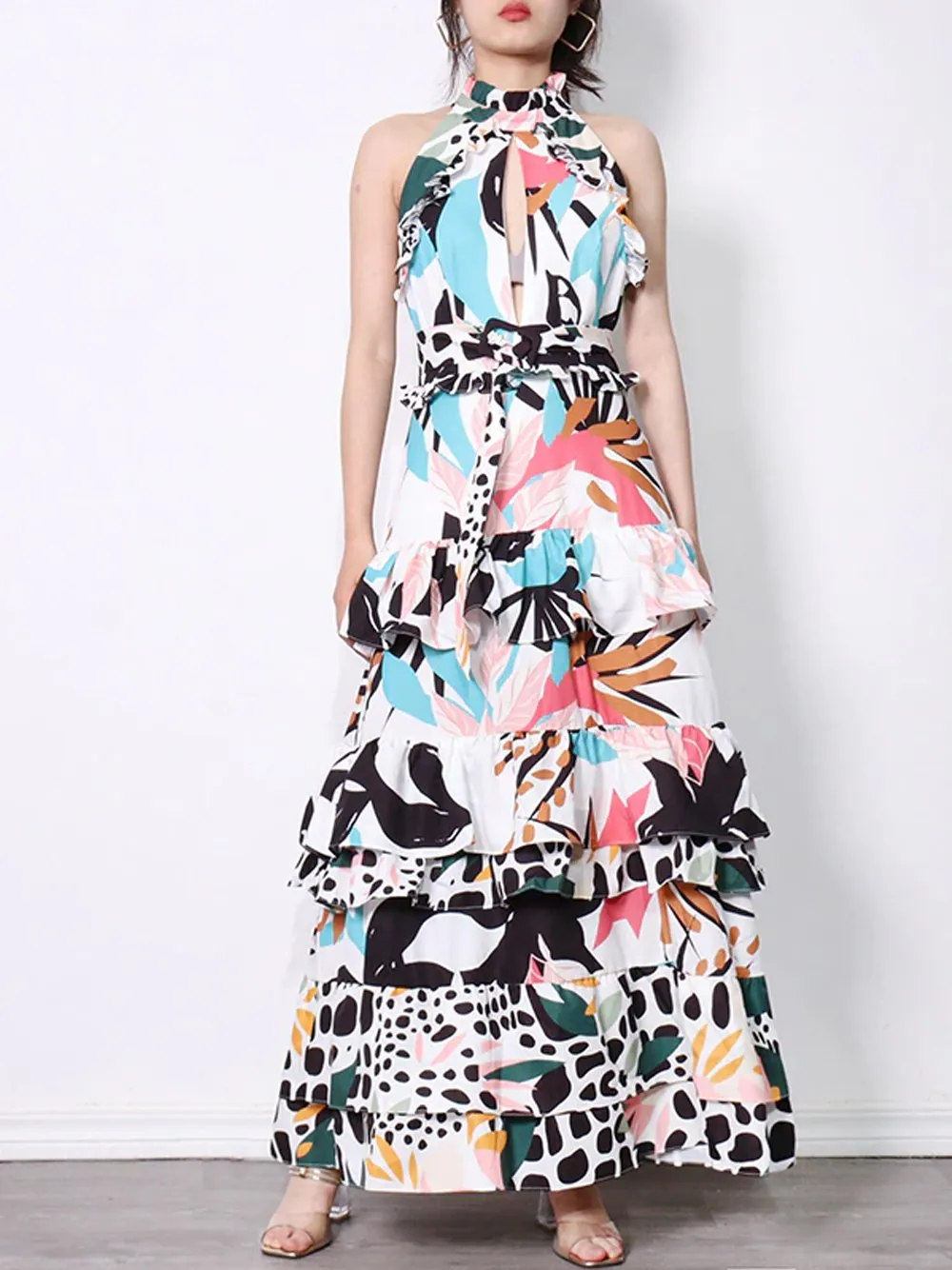 DESSELE Printed Maxi Dress