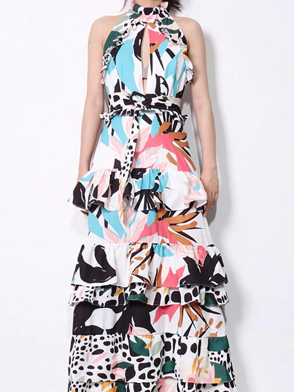 DESSELE Printed Maxi Dress