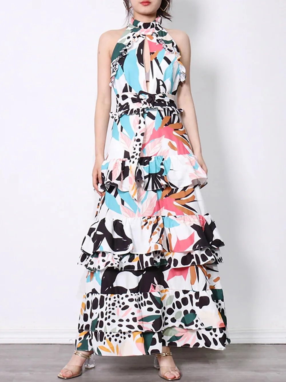 DESSELE Printed Maxi Dress