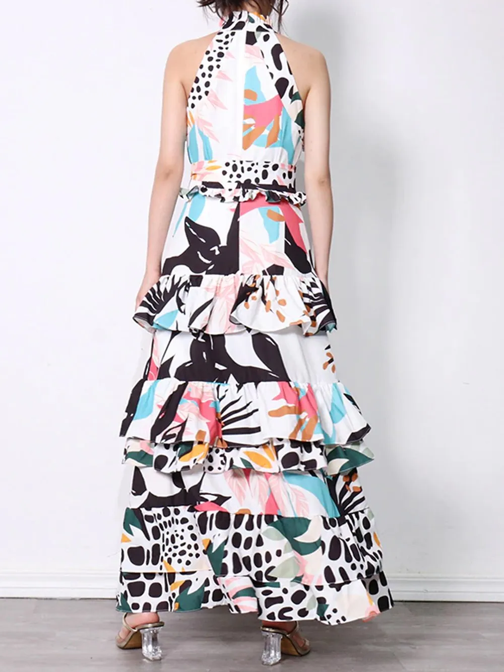 DESSELE Printed Maxi Dress