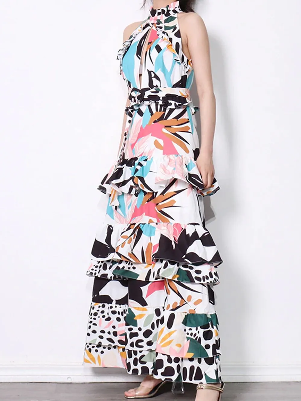 DESSELE Printed Maxi Dress