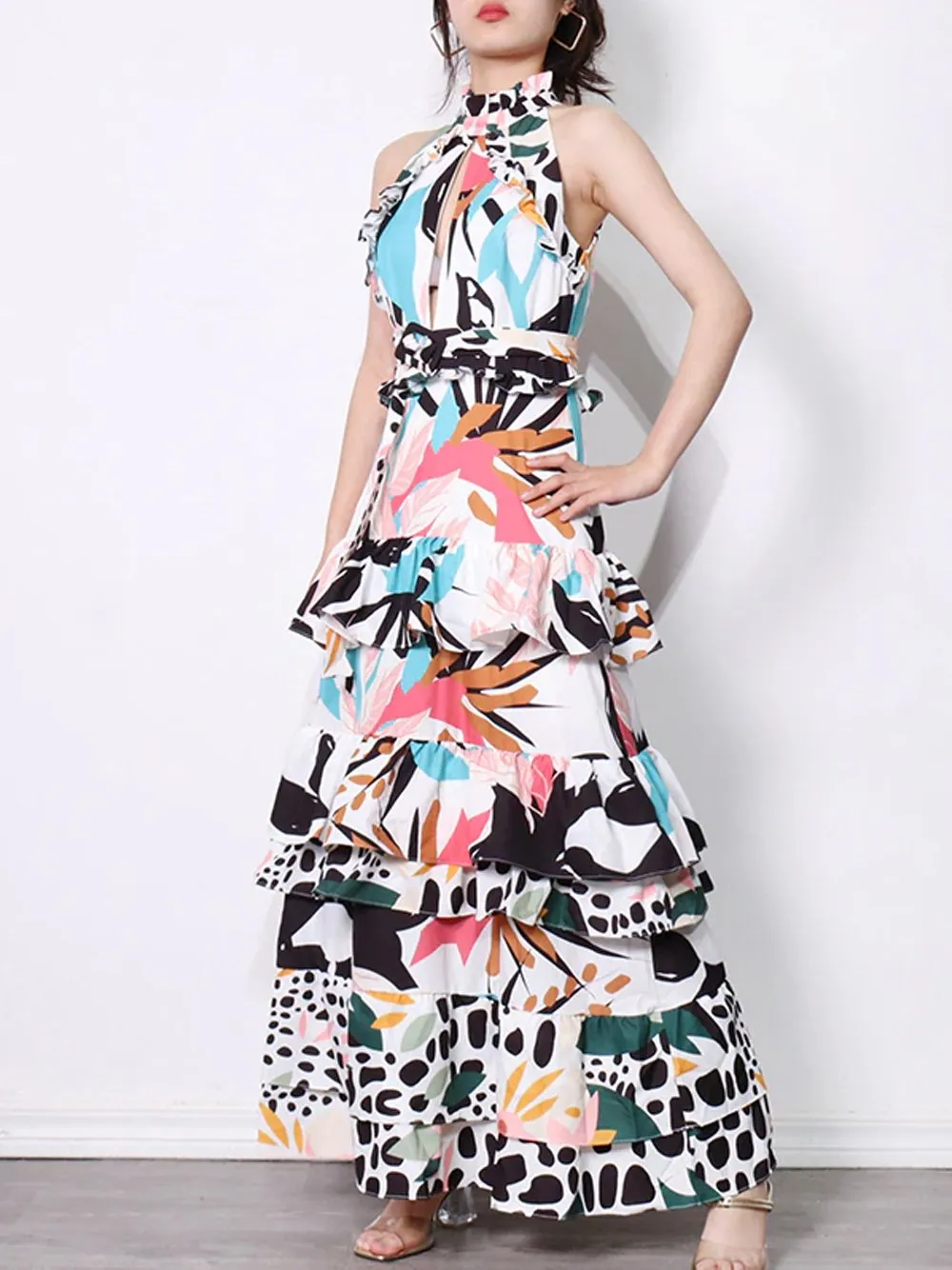 DESSELE Printed Maxi Dress