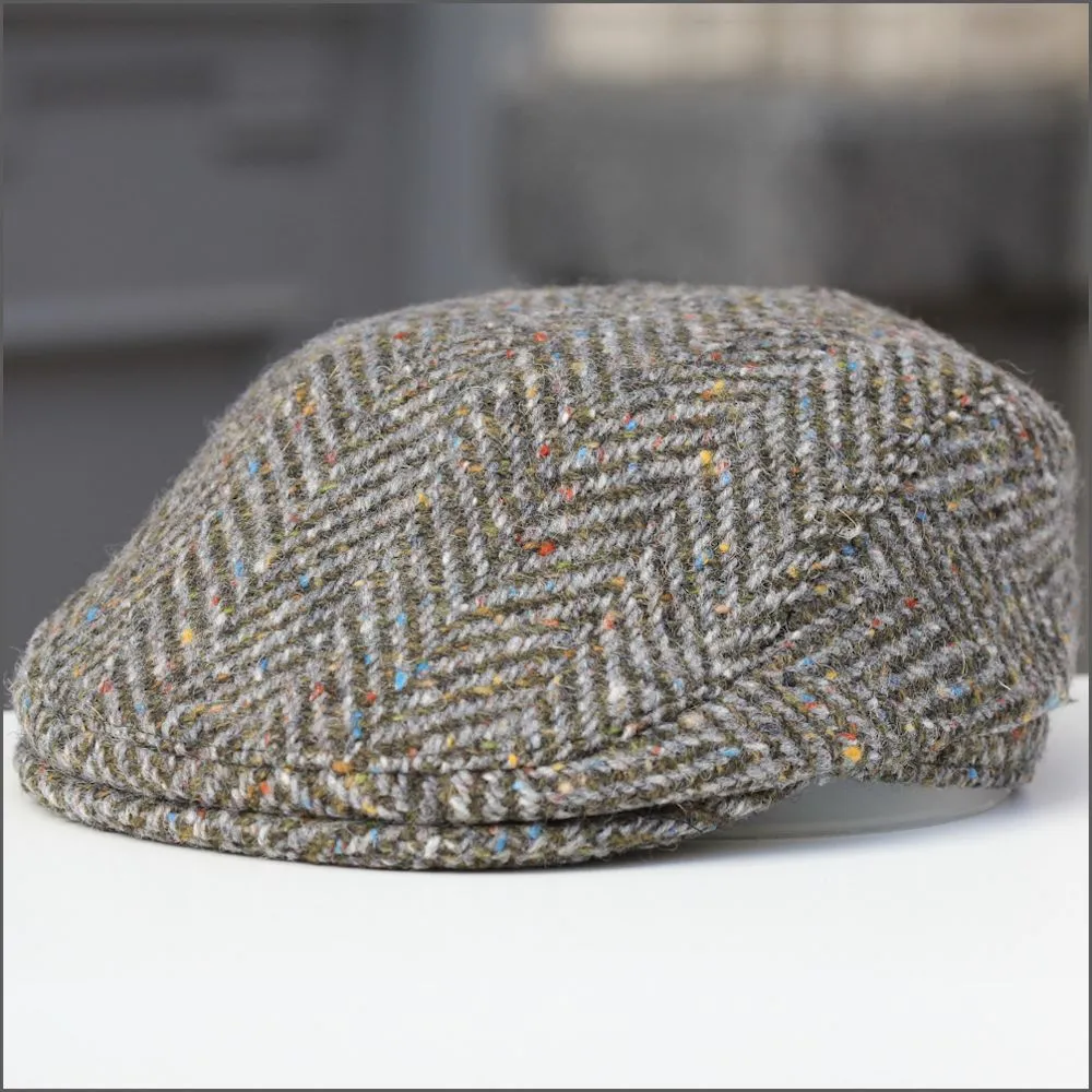 Donegal Longford Green Tweed Cap 