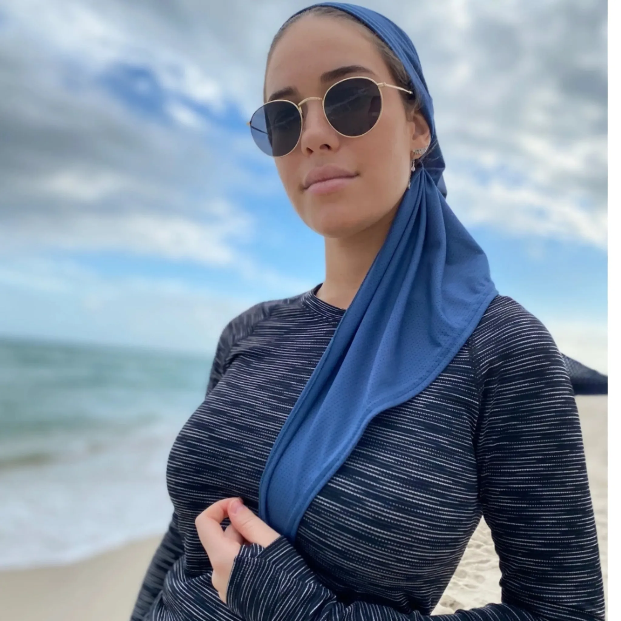 Dri Fit SB Headscarf: Ocean Blue