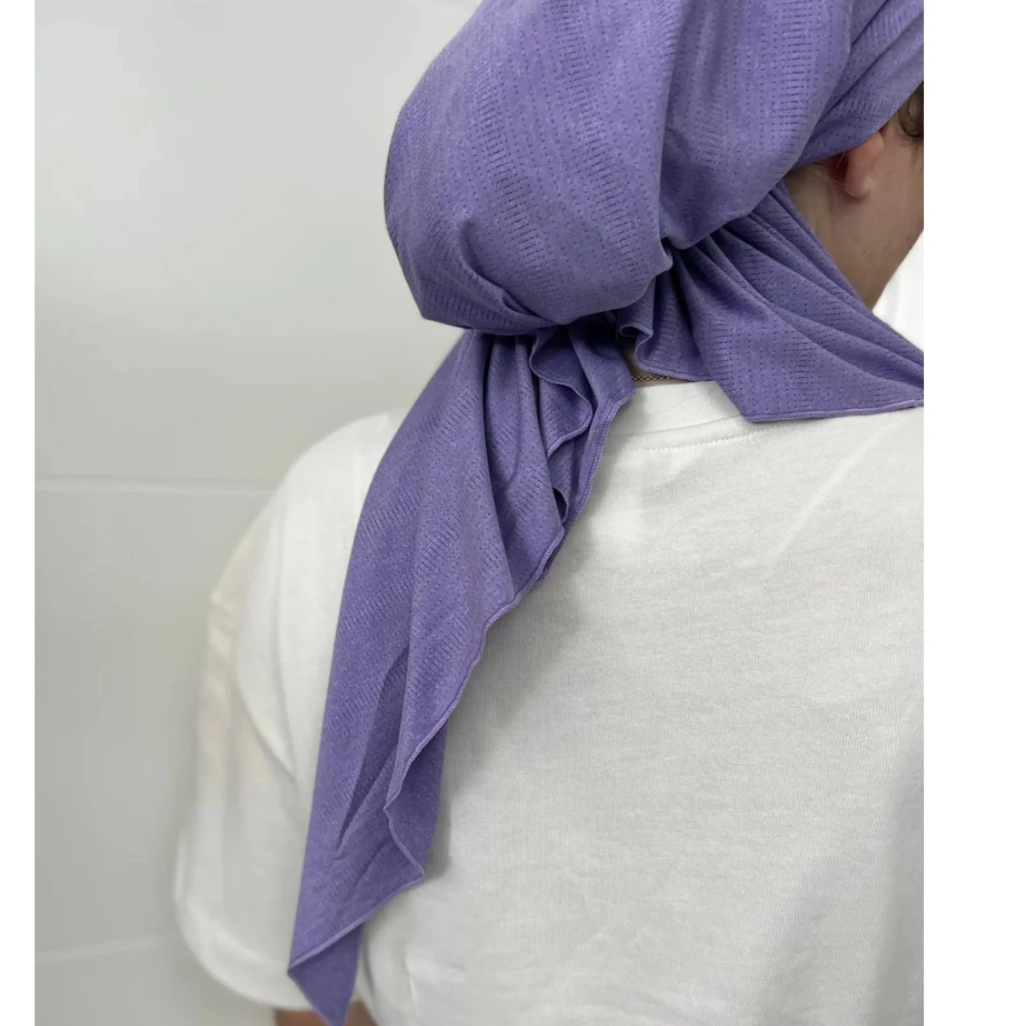 Dri Fit SB Pre-Tied Headscarf: Periwinkle