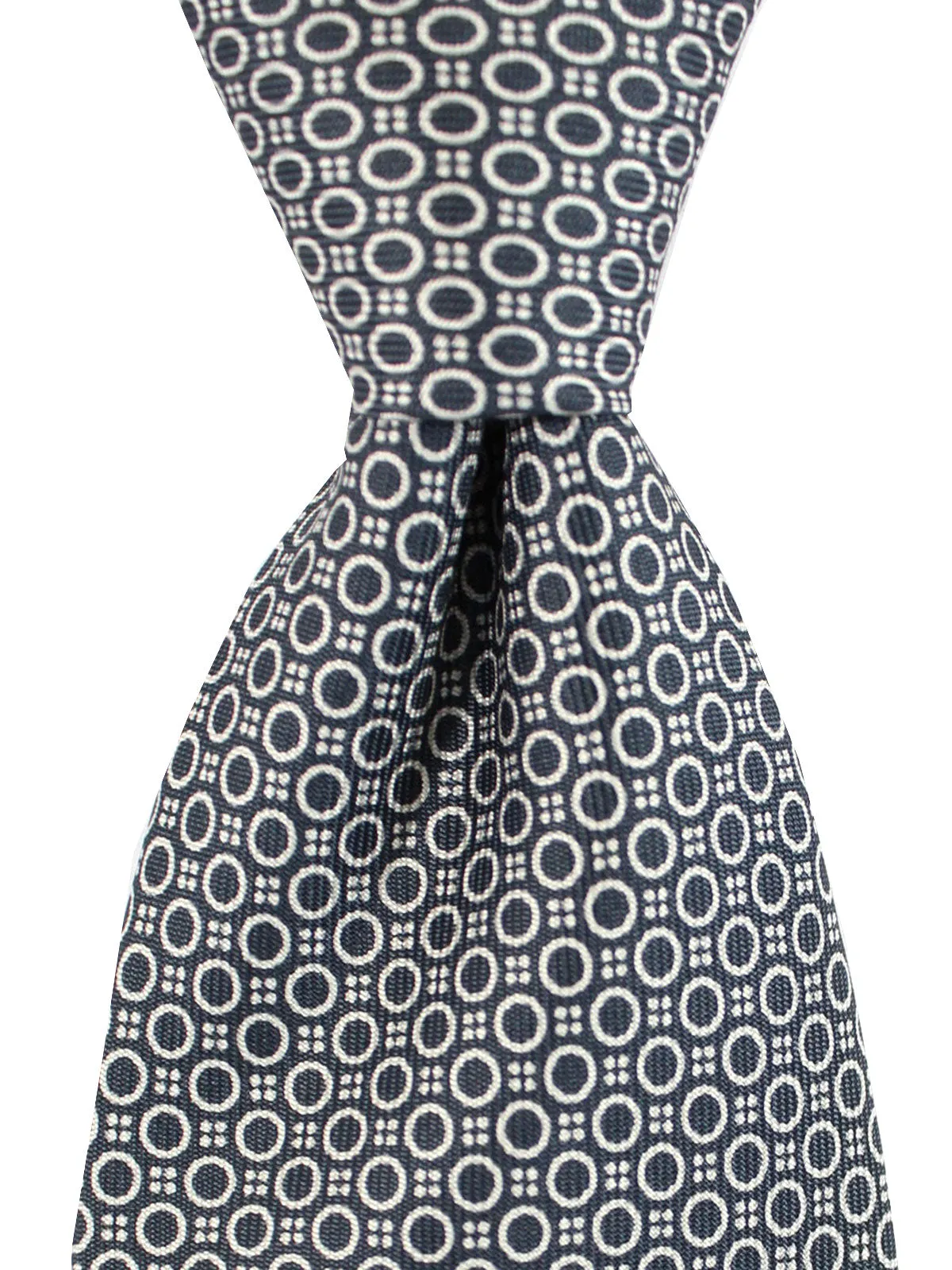 E. Marinella Silk Tie Gray Geometric