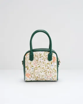 Eloise Small Bowling Bag - Iris Green