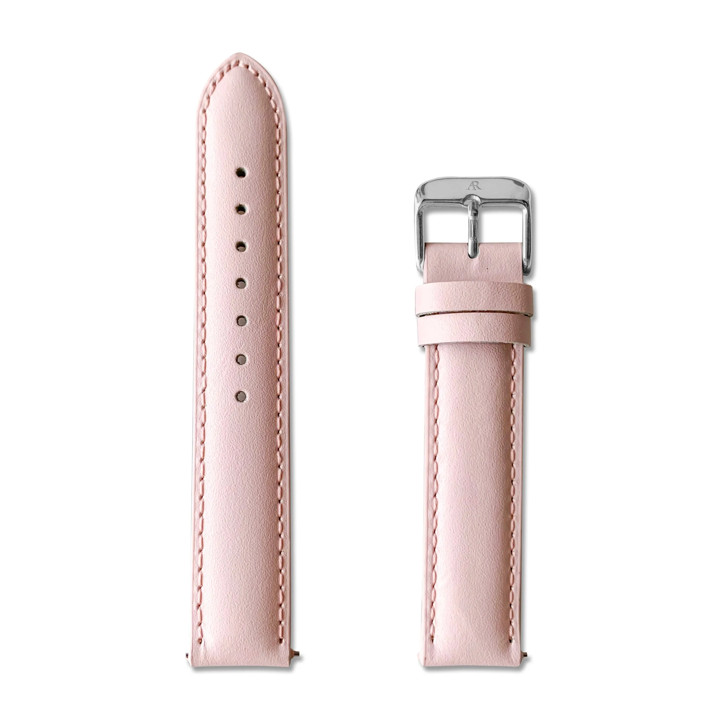 FirstLady pink/silver leather strap