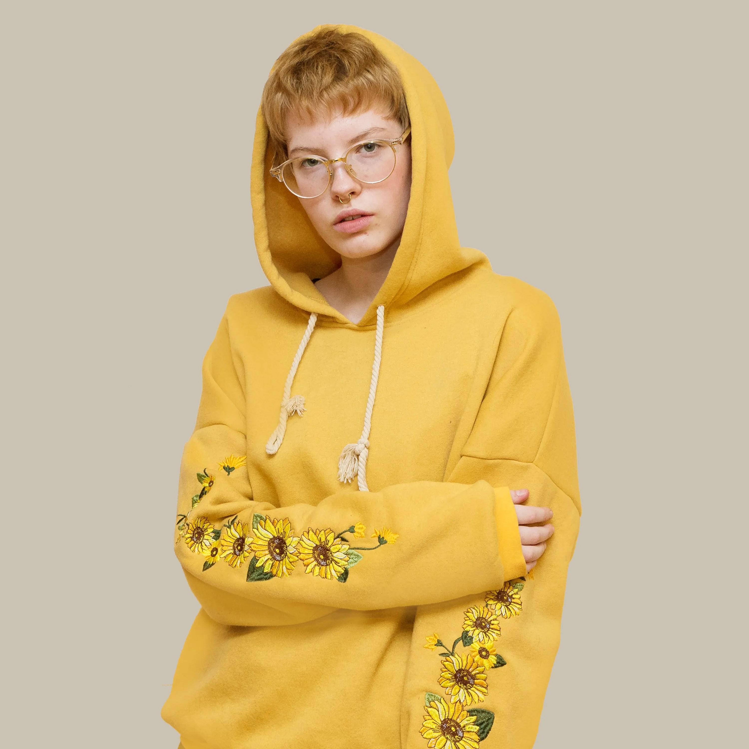 FLOWER CHILD SUNFLOWER HOODIE jumper