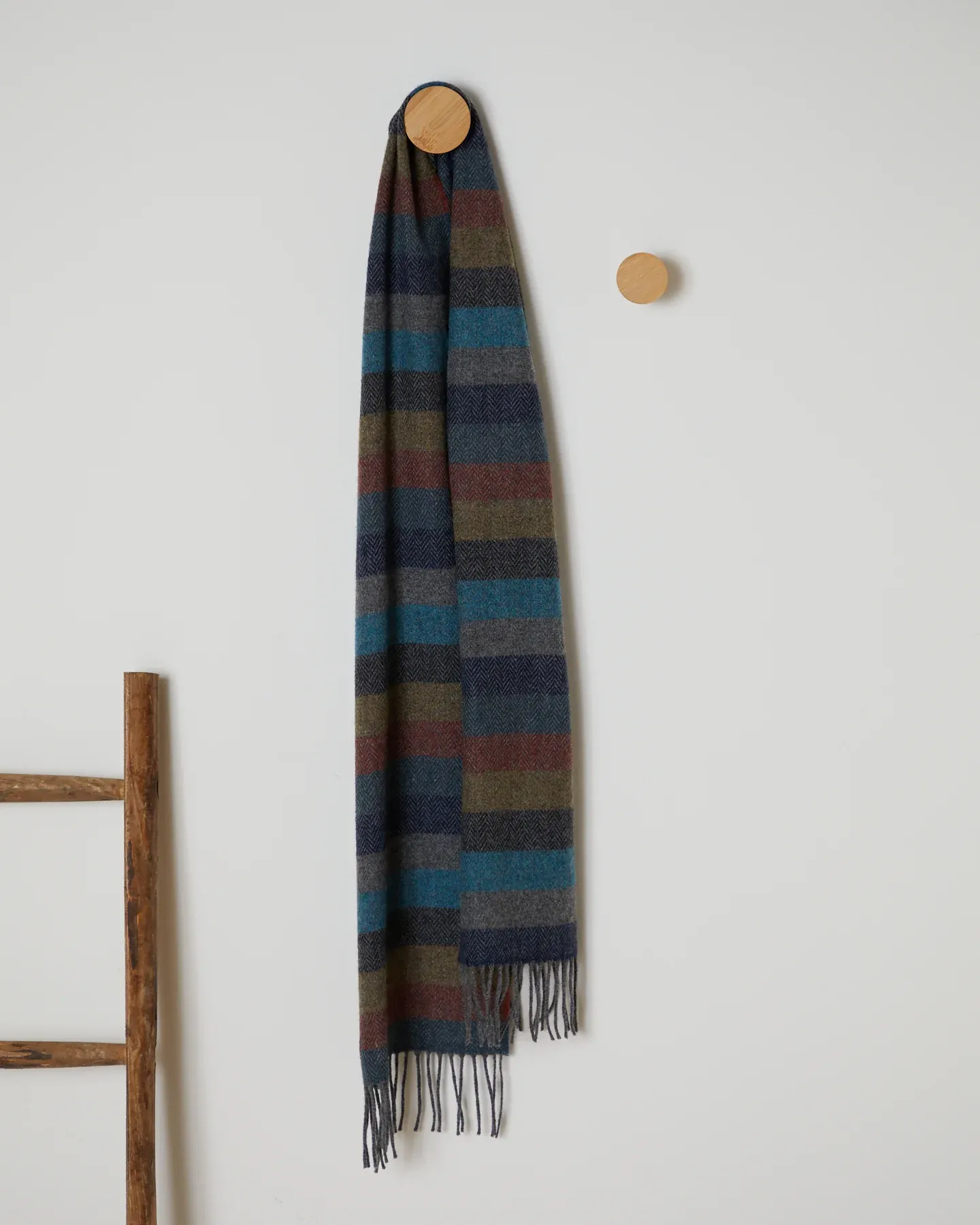 Foxford Armada Stripe Lambswool Scarf