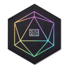 Gen Con D20 8" Hex Neoprene Mouse Pad