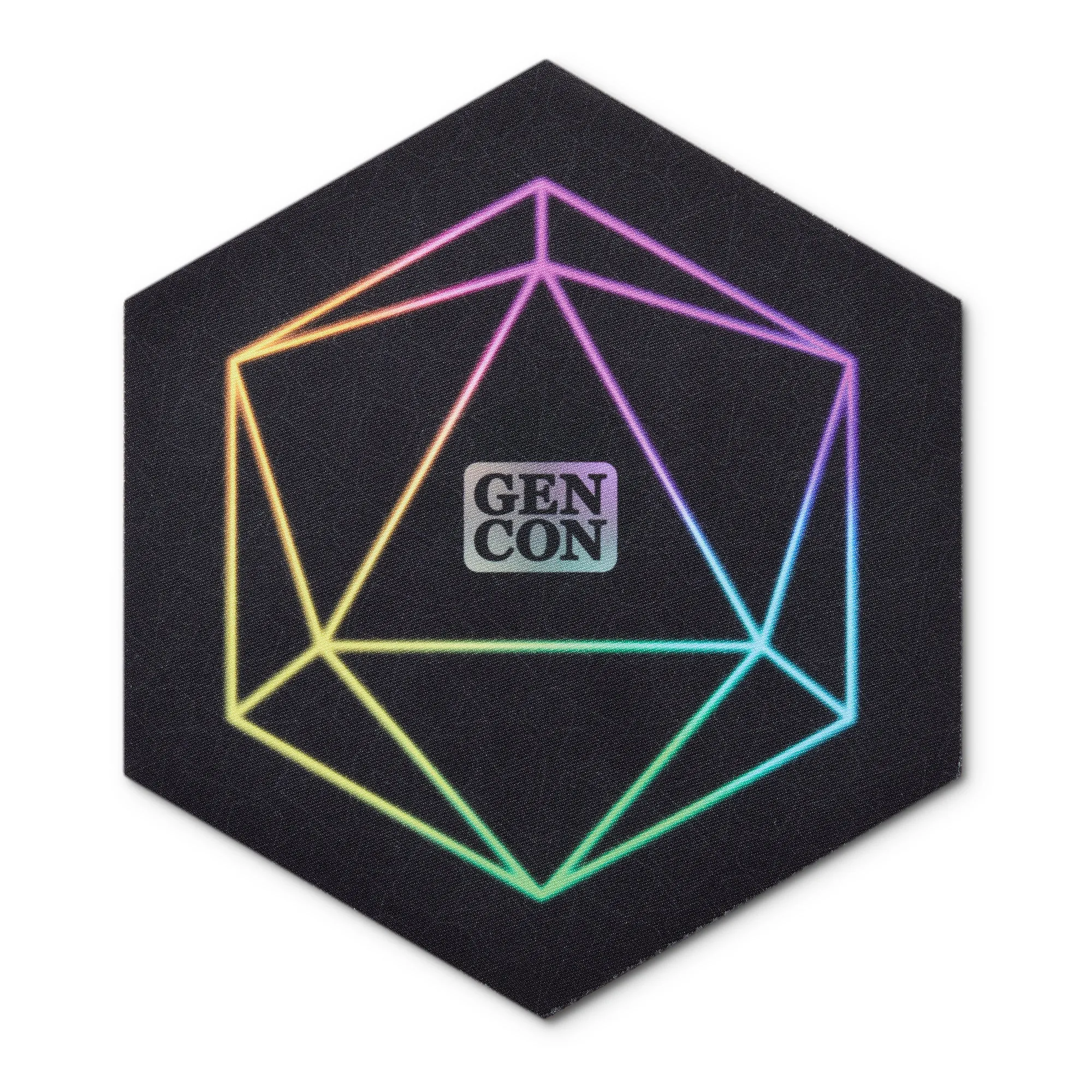 Gen Con D20 8" Hex Neoprene Mouse Pad